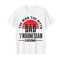 Indonesia Indonesian Indonesia Flag Fathers Day T-Shirt