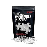 The Clearly Impossible Puzzle ® 100, 200, 500, 1000 Pieces Hard Puzzle for Adults Cool Difficult Puzzles Clear Hardest Puzzle - Difficult Funny Puzzle for Adults (100)