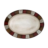 Pfaltzgraff Taos Small Oval Platter, 12 Inches, Beige