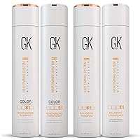 Global Keratin GK Hair Moisturizing Shampoo & Conditioner 300ml - Balancing Shampoo and Conditioner Set for All Hair Types (10.1 fl. oz each)