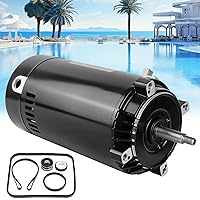 UST1152 Swimming Pool Pump Motor 1.5 HP for Hayward Super Pump, Up-Rated Round Flange 56J Frame SP2610X15 Tune Up Kit, Spa Pool Pumps Replacement Motors fit for Century PuriTech UST1152 with GO-KIT3