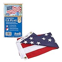 Annin Flagmakers Model 2710 American Flag Tough-Tex Polyester Flag, 3 x 5 Feet