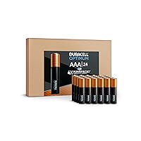 Optimum AAA Batteries, 24 Count Pack Triple A Battery with Power Boost Ingredients, Long-Lasting Power Alkaline AAA Battery for Household (Ecommerce Packaging)