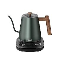 Gooseneck Electric Kettle with Temperature Control - 0.8L Automatic Shut Off Tea & Coffee Kettle, Hot Water Boiler Pour Over Coffee Kettle, 1200W Quick Heating Keep Warm, Green