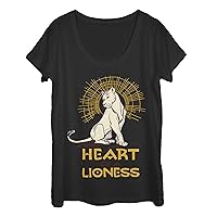 Fifth Sun Disney Lion King Lioness Heart Women's Short Sleeve Tee Shirt