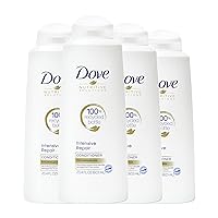 Dove Nutritive Solutions Strengthening Conditioner for Damaged Hair Intensive Repair Deep Conditioner with Keratin Actives 20.4 oz, 4 Count