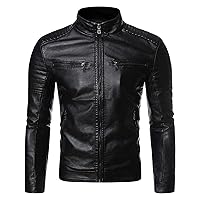 Men Sports Jacket Mens Wool Trench Coat Custom Jacket Winter Casual Stand Collar Leather Jacket Coat