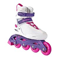 Lynx LX/Glow Inline Skates for Women with Adjustable Strap, Wheels, and Soft Boot Fit for Skating, Roller Derby, Roller Hockey