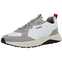 HUGO Men's Running Style Mix Material Sneakers