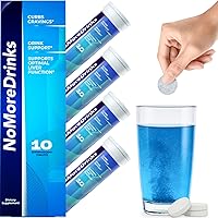 NoMoreDrinks Alcohol Cravings Reducer - Stop Drinking Alcohol Supplements & Liver Detox with Milk Thistle, Dandelion Root & Kudzu Root for Liver Support - 4 Packs