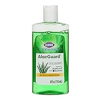 Healthcare AloeGuard Soap 4 Ounces Mini Hand Soap for Clean Hands on the Go, Aloe Vera Infused Hand Soap for Everyday Use to Keep Hands Clean, 4 oz Handsoap
