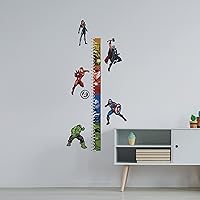 RoomMates RMK5198GC Growth Chart Peel and Stick Wall Decals, Blue, red, Black