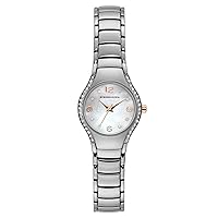 BCBGMAXAZRIA Ladies Quartz Analog Silver Bracelet Watch (Model: BG50995005)