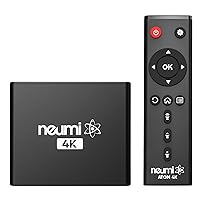 NEUMI Atom 4K Ultra-HD Digital Media Player for USB Drives and SD Cards - Plays 4K/UHD 60fps Videos, HEVC/H.265, HDMI and Analog AV, Automatic Playback and Looping Capability (Renewed)