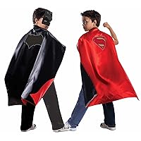 Child's Batman V Superman: Dawn of Justice Batman & Superman Reversible Cape & Mask Set, Medium