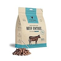 Vital Essentials Freeze Dried Raw Dog Food, Beef Mini Nibs Entree, 25 oz