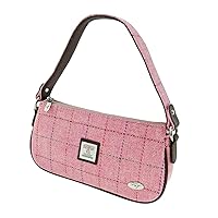 Harris Tweed Small Shoulder Bag for Ladies - Multiple Tartans - Scottish Heritage Clutch with Tweed Strap, Apt for All Occasions - Women's Shoulder Bag