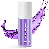 Purple Toothpaste for Teeth Whitening, Teeth Whitening Toothpaste, Purple Toothpaste Whitening, Tooth Stain Removal Colour Corrector, Purple Toothpaste, Teeth Whitening Booster