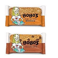Bobo's Oat Bars, Chocolate Chip and Peanut Butter Variety Pack
