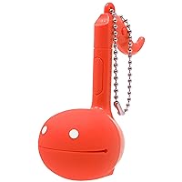 Otamatone Melody Series Japanese Electronic [Mini Size] Musical Instrument [11 Pre-Programmed Songs] Portable Synthesizer from Japan by Maywa Denki [English Instruction], Red