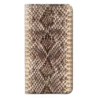 jjphonecase RW2875 Rattle Snake Skin Graphic Printed PU Leather Flip Case Cover for iPhone 15 Pro Max