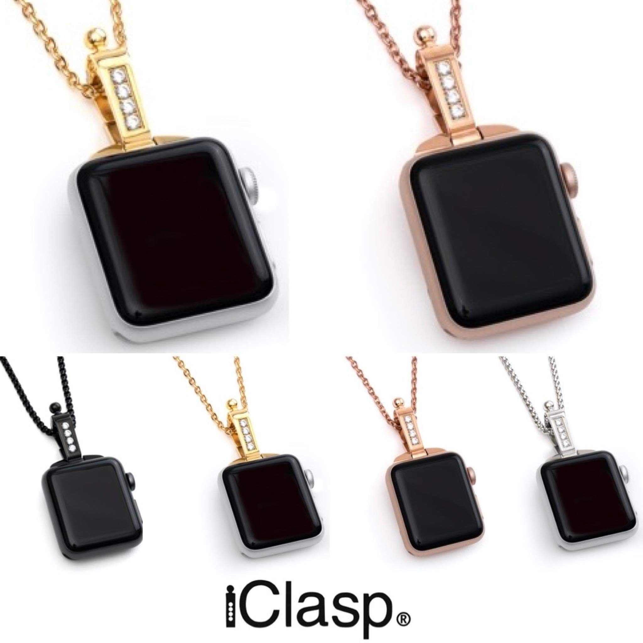iClasp - Pendant Adapter Accessory Compatible With Apple Watch - Wear with Included 30