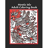 Mystic Isle Adult Coloring Book