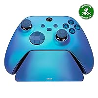 Razer Universal Quick Charging Stand for Xbox Series X|S: Magnetic Secure Charging - Perfectly Matches Xbox Wireless Controllers - USB Powered - Aqua Shift (Controller Sold Separately)