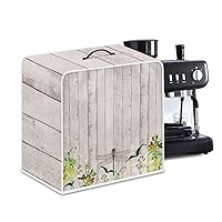 Wood Dragonfly Coffee Maker Cover, Anti Fingerprint Polyester Dust Proof Home Kitchen Stain Resistant Blender Cover, Blender Dust Cover, Kitchen Tool