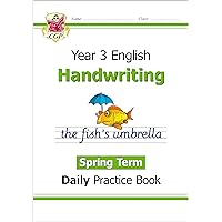 New KS2 Handwriting Daily Practice Book: Year 3 - Spring Term: ideal for catch-up and learning at home (CGP KS2 English) New KS2 Handwriting Daily Practice Book: Year 3 - Spring Term: ideal for catch-up and learning at home (CGP KS2 English) Paperback