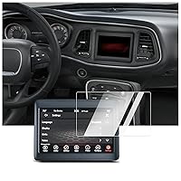 BIXUAN Car Navigation Screen Protector Foil for 2015-2019 2020 2021 2022 Dodge Challenger Uconnect 7-inch GPS Display Screen Tempered Glass Protective Film Sports Cars Challenger Accessories