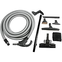 Cen-Tec Systems 93048 Central Vacuum Kit with Switch Control, 40 Ft. Hose, Black