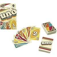 Mattel Games UNO Iconic Series 1970s Matching Card Game Featuring Decade-Themed Design, 112 Cards for Collectors, Teen & Adult Game Night, Ages 7 Years & Older.