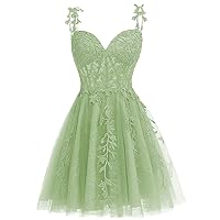 Homecoming Dress Tulle Lace Cocktail Women's Short Party Prom Dress