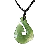 Green Nephrite Jade Necklace Pendants for Men and Women