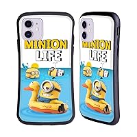 Head Case Designs Officially Licensed Despicable Me Beach Life Funny Minions Hybrid Case Compatible with Apple iPhone 11