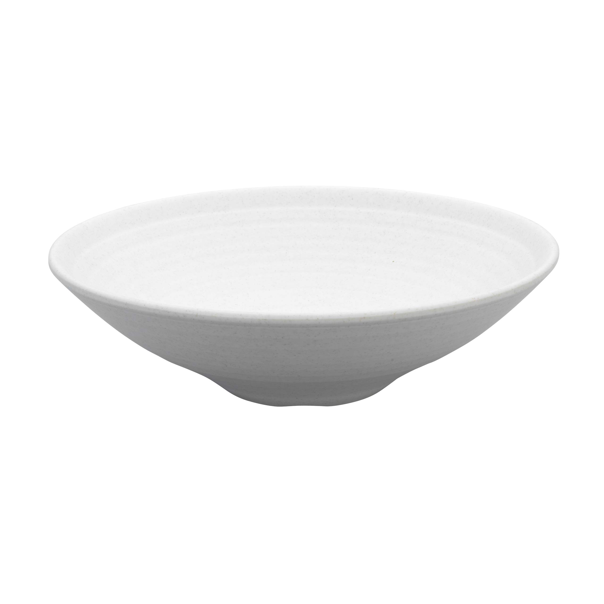 Melamine (Plastic) 34 oz Coupe Salad Bowl - Set of 4 - White - Commercial-Grade - 700015