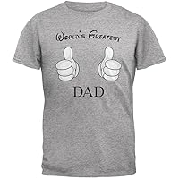 Old Glory Father's Day - World's Greatest Dad Cartoon Adult T-Shirt