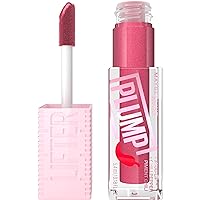 Lifter Gloss Lifter Plump, Plumping Lip Gloss with Chili Pepper and 5% Maxi-Lip, Mauve Bite, Sheer Mauve, 1 Count