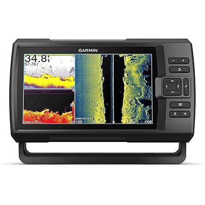 Garmin Striker Vivid 9sv Bundle with Transducer and Protective Cover, 9-inch Color Fishfinder, Vivid Scanning Sonar Color Palettes 010-02554-00