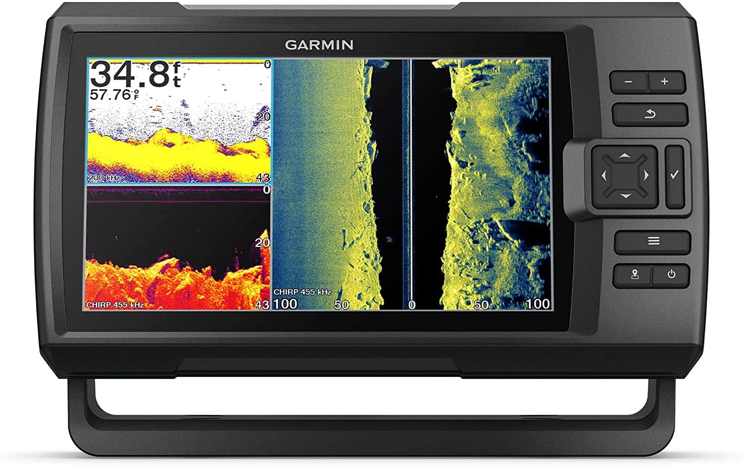 Garmin Striker Vivid 9sv Bundle with Transducer and Protective Cover, 9-inch Color Fishfinder, Vivid Scanning Sonar Color Palettes 010-02554-00