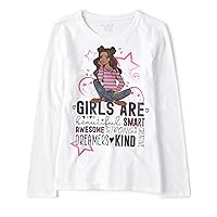 The Children's Place Girls' Unicorn Long Sleeve Graphic T-Shirts