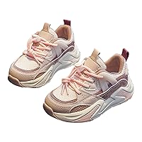Spring and Summer New Multi Color Contrast Mesh Breathable Lightweight Anti Slip Children's Infant Tennis Shoes
