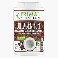 Collagen Fuel Collagen Peptide Drink Mix, Chocolate Coconut, No Dairy Coffee Creamer and Smoothie Booster, 13.9 Ounces