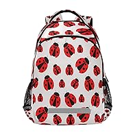 Ladybug B Backpacks Travel Laptop Daypack School Book Bag for Men Women Teens Kids