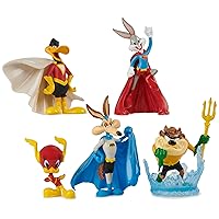 DC Comics, Looney Tunes Mash-Up Pack, Limited Edition WB 100 Yrs Anniversary, 5 Looney Tunes x DC Figures, 4-Inch Superhero Kids Toys for Boys & Girls