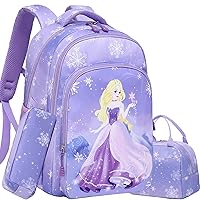 Unicorn Backpack for Girls School Backpack for Girls Unicorn Bookbag School Bag Set for Elementary Back to School
