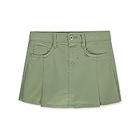 Girls' Twill Pleated Skort