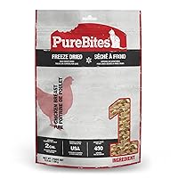 PureBites Chicken Freeze Dried Cat Treats, 1 Ingredient, Made in USA, 5.5oz