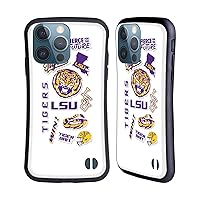 Head Case Designs Officially Licensed Louisiana State University LSU Collage Hybrid Case Compatible with Apple iPhone 13 Pro